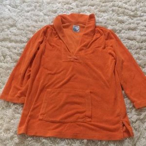 Terry cloth sweatshirt